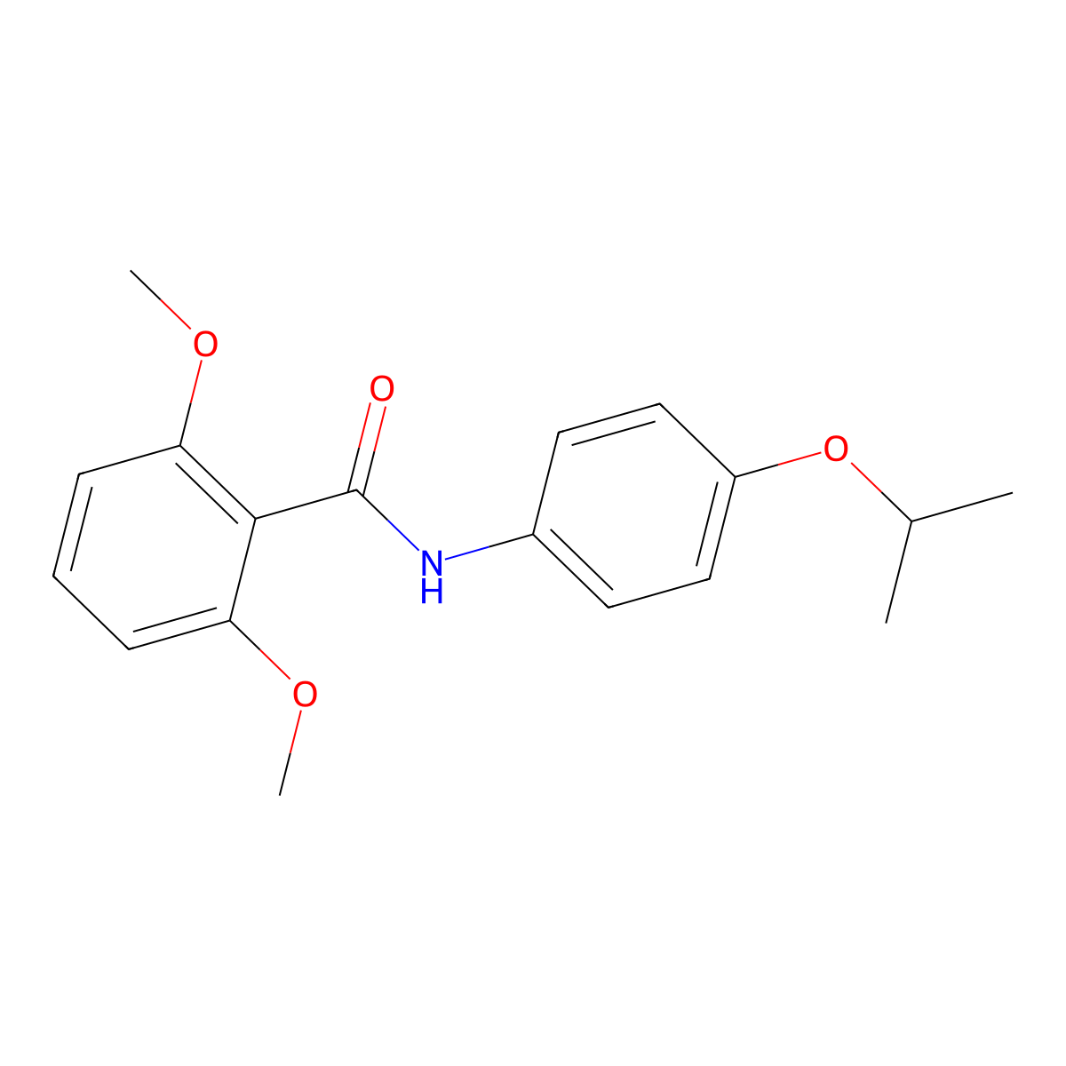 N-(4-isopropoxyphenyl)-2,6-dimethoxybenzamide molecular structure, CAS 450390-61-1