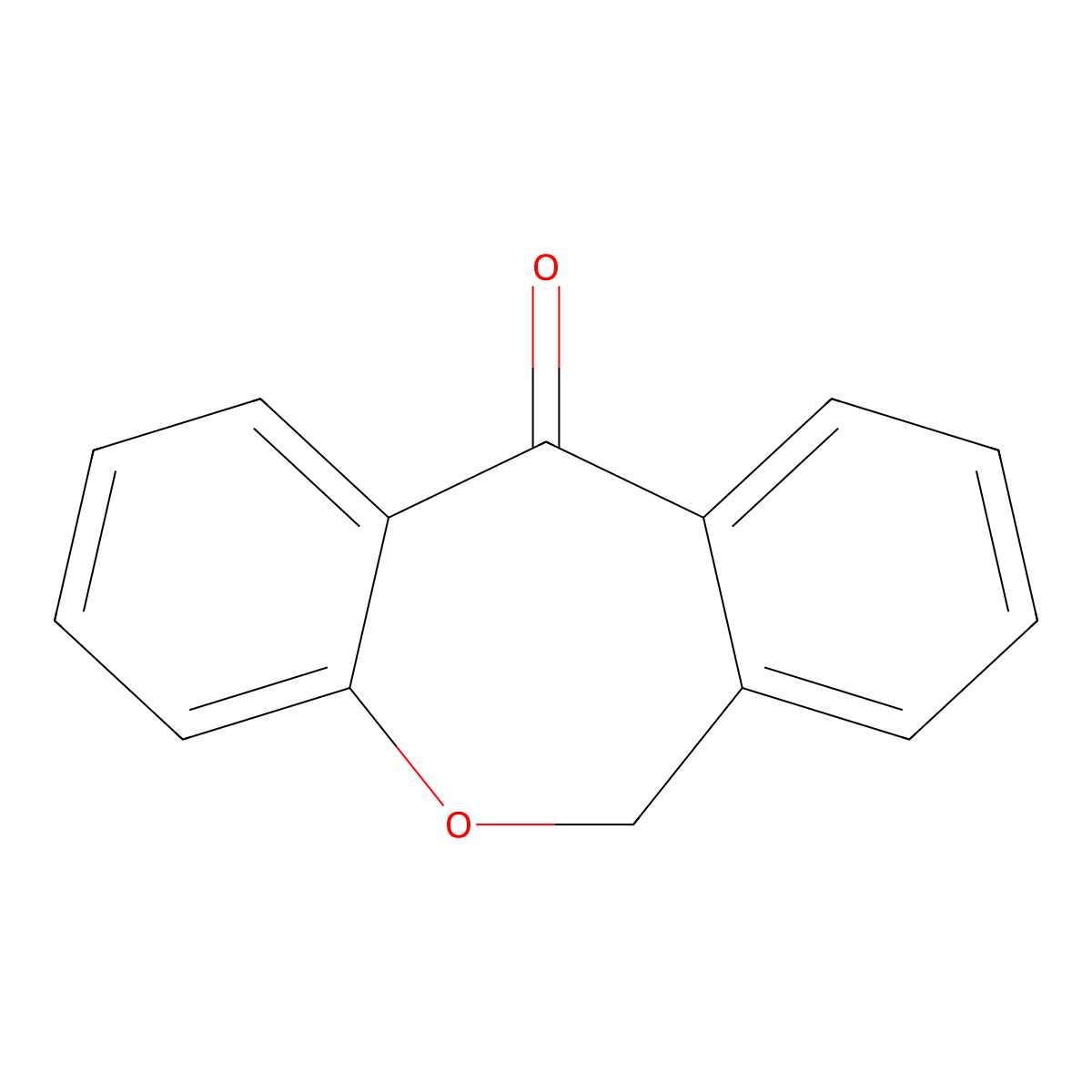 Dibenz[b,e]oxepin-11(6H)-one molecular structure, CAS 4504-87-4