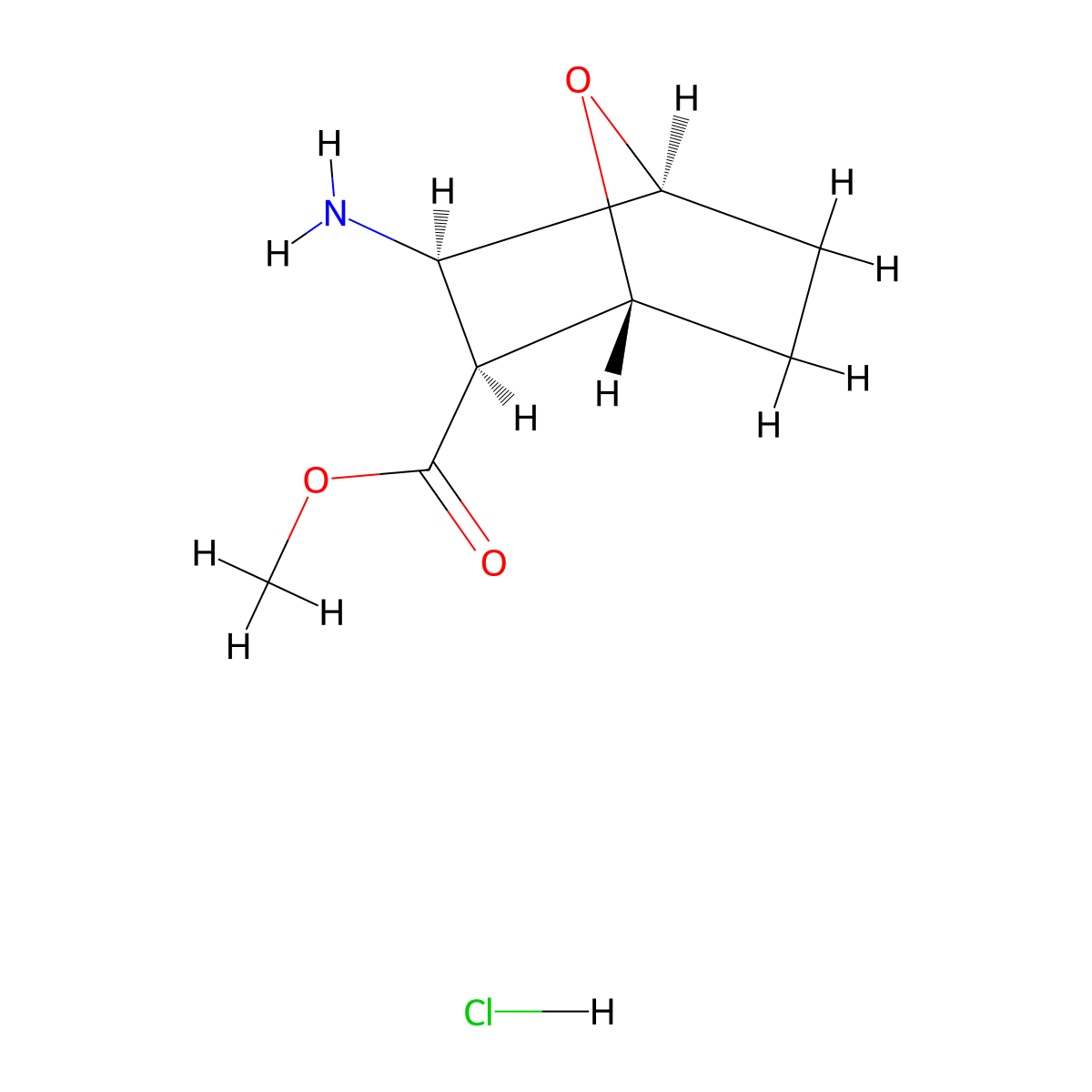 methyl diexo-3-Amino-7-oxa-bicyclo[2.2.1]heptane-2-carboxylate hydrochloride molecular structure, CAS 4505-16-2