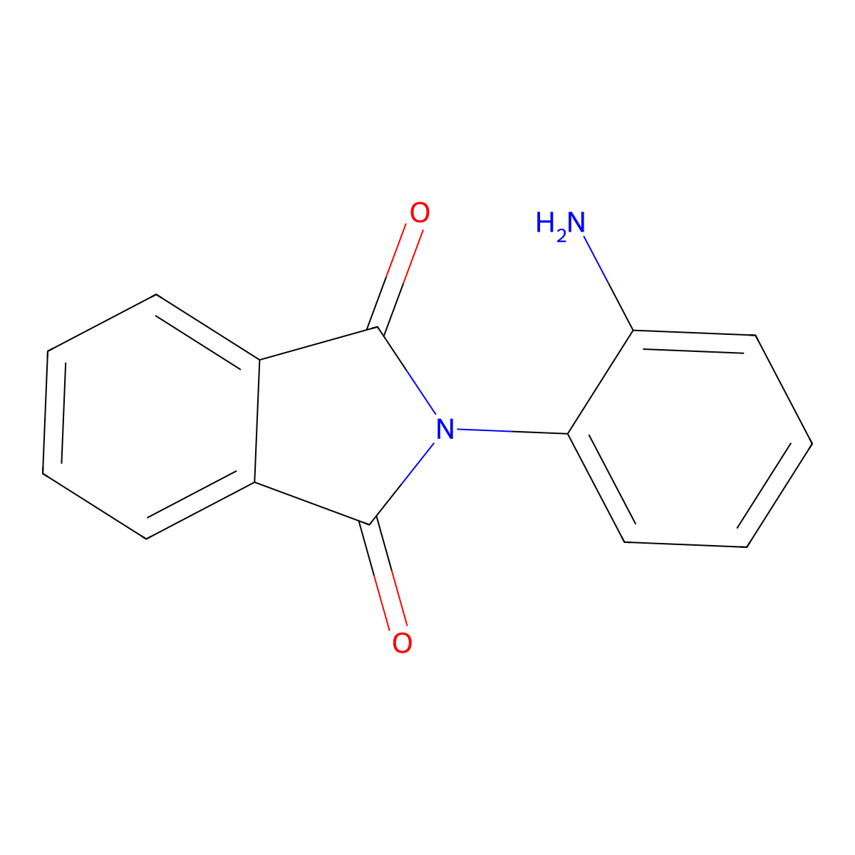 2-(2-Aminophenyl)isoindole-1,3-dione molecular structure, CAS 4506-62-1