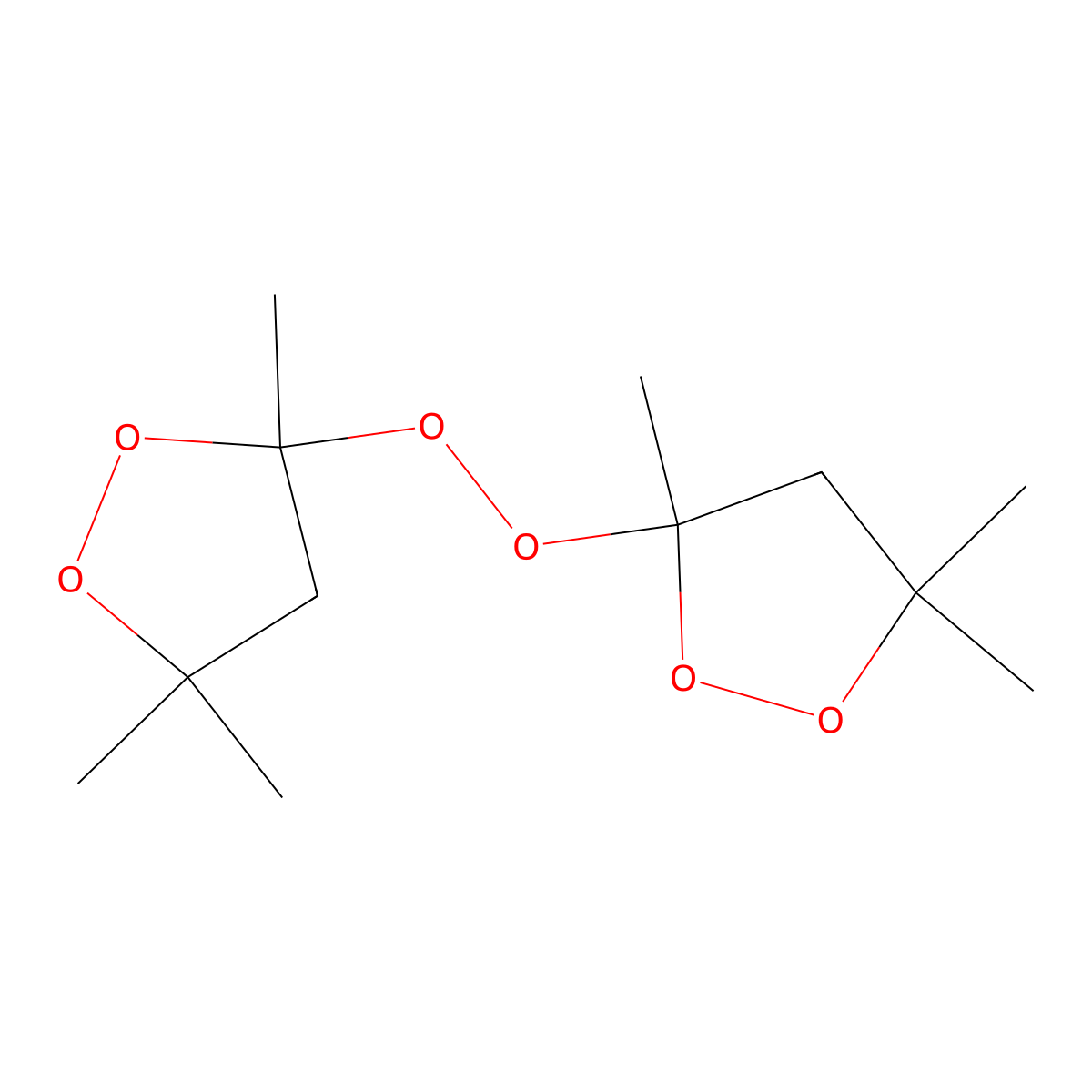 3,3'-Dioxybis(3,5,5-trimethyl-1,2-dioxolane) molecular structure, CAS 4507-98-6