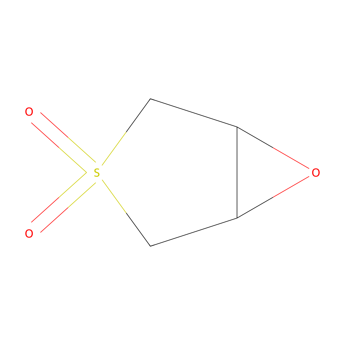 6-Oxa-3-thiabicyclo(3.1.0)hexane 3,3-dioxide molecular structure, CAS 4509-11-9
