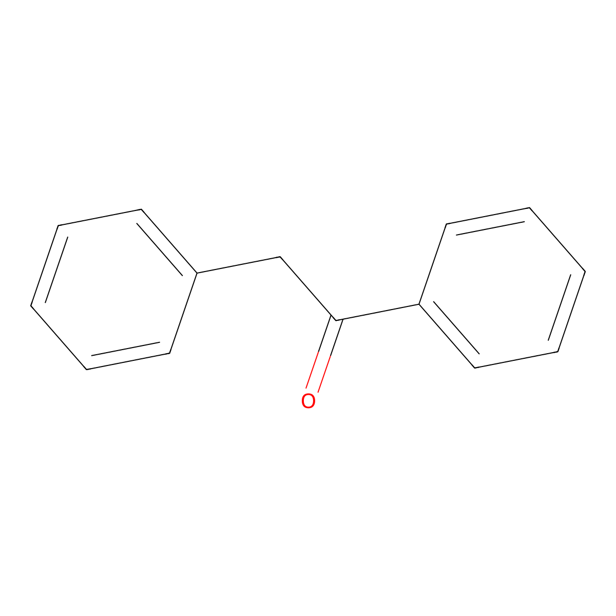 2-Phenylacetophenone molecular structure, CAS 451-40-1