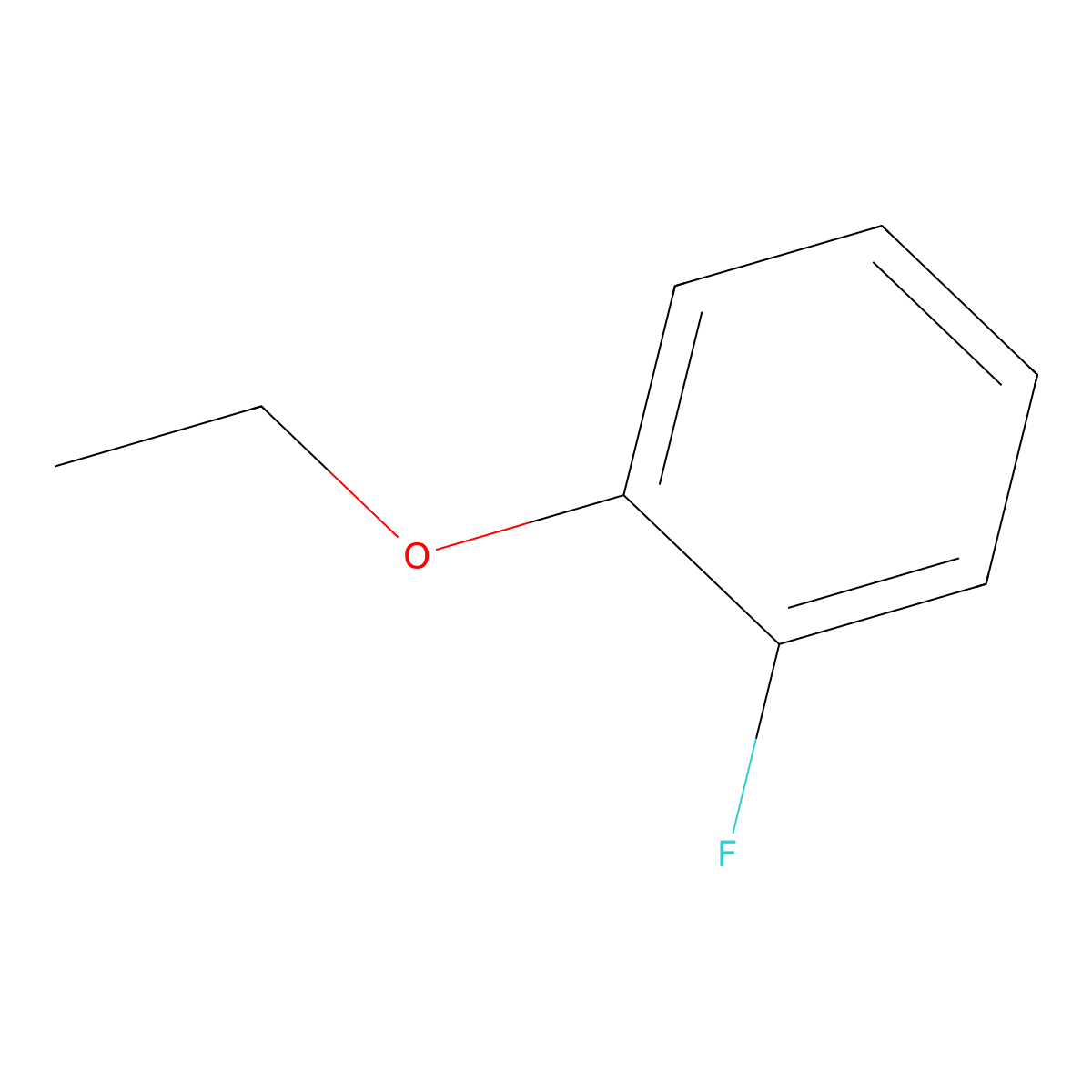 2-Fluorophenetole molecular structure, CAS 451-80-9