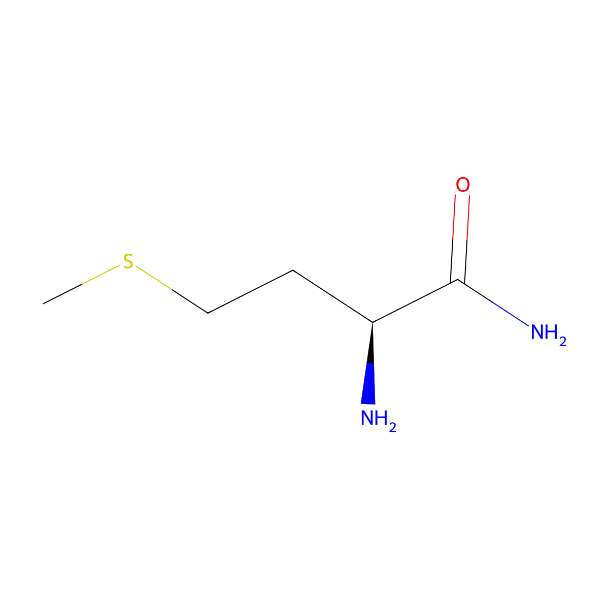 L-Methioninamide molecular structure, CAS 4510-08-1