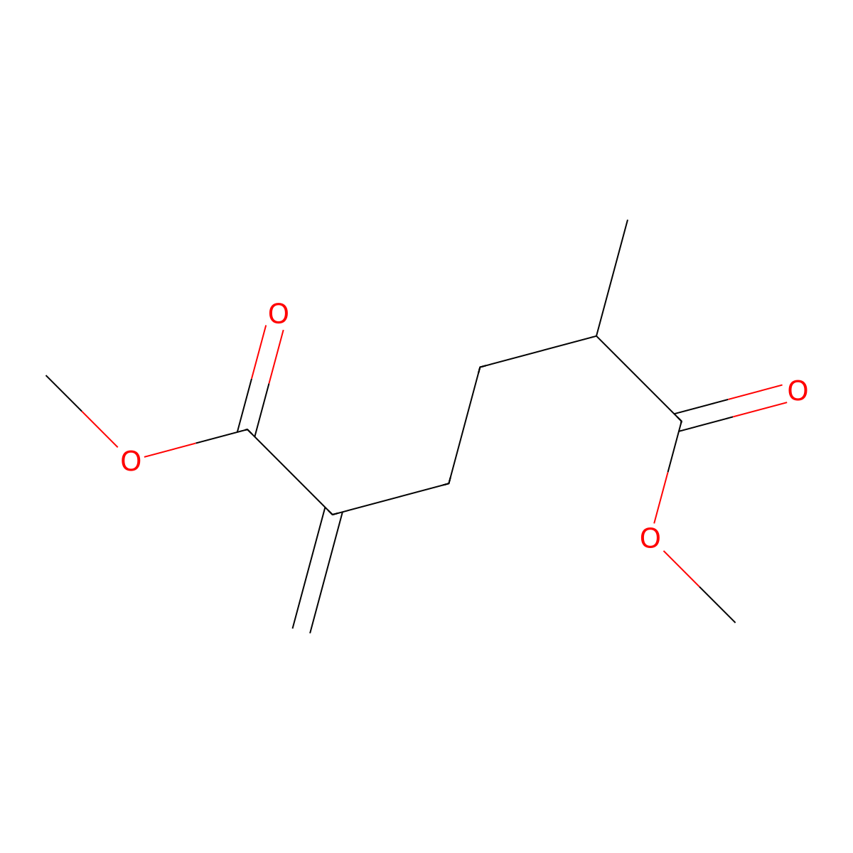 Dimethyl 2-methyl-5-methyleneadipate molecular structure, CAS 4513-62-6