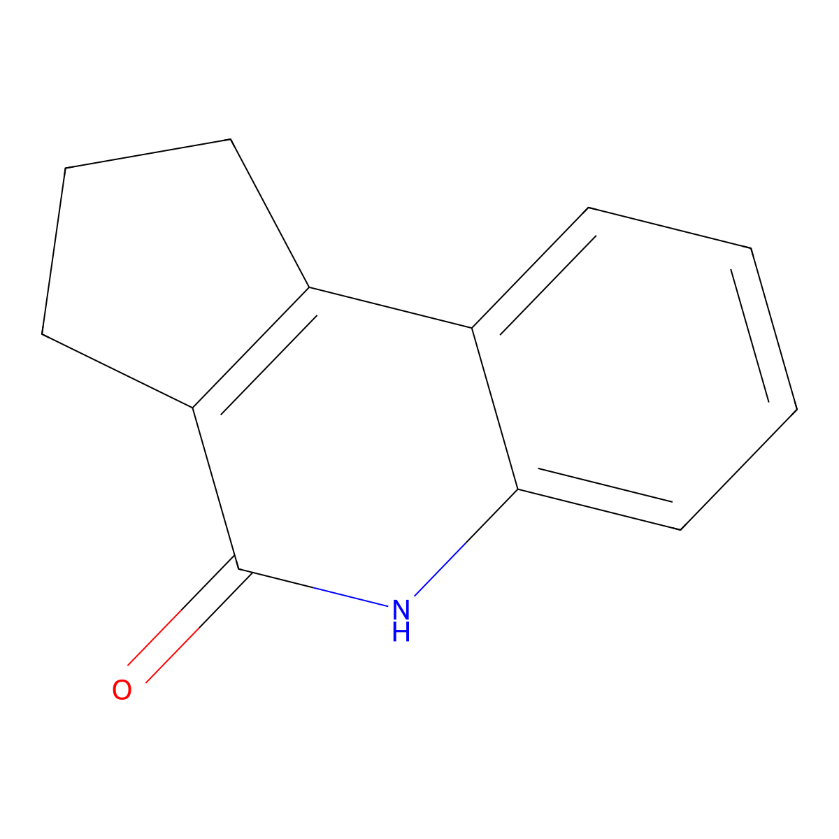 1,2,3,5-tetrahydro-4H-cyclopenta[c]quinolin-4-one molecular structure, CAS 4514-03-8