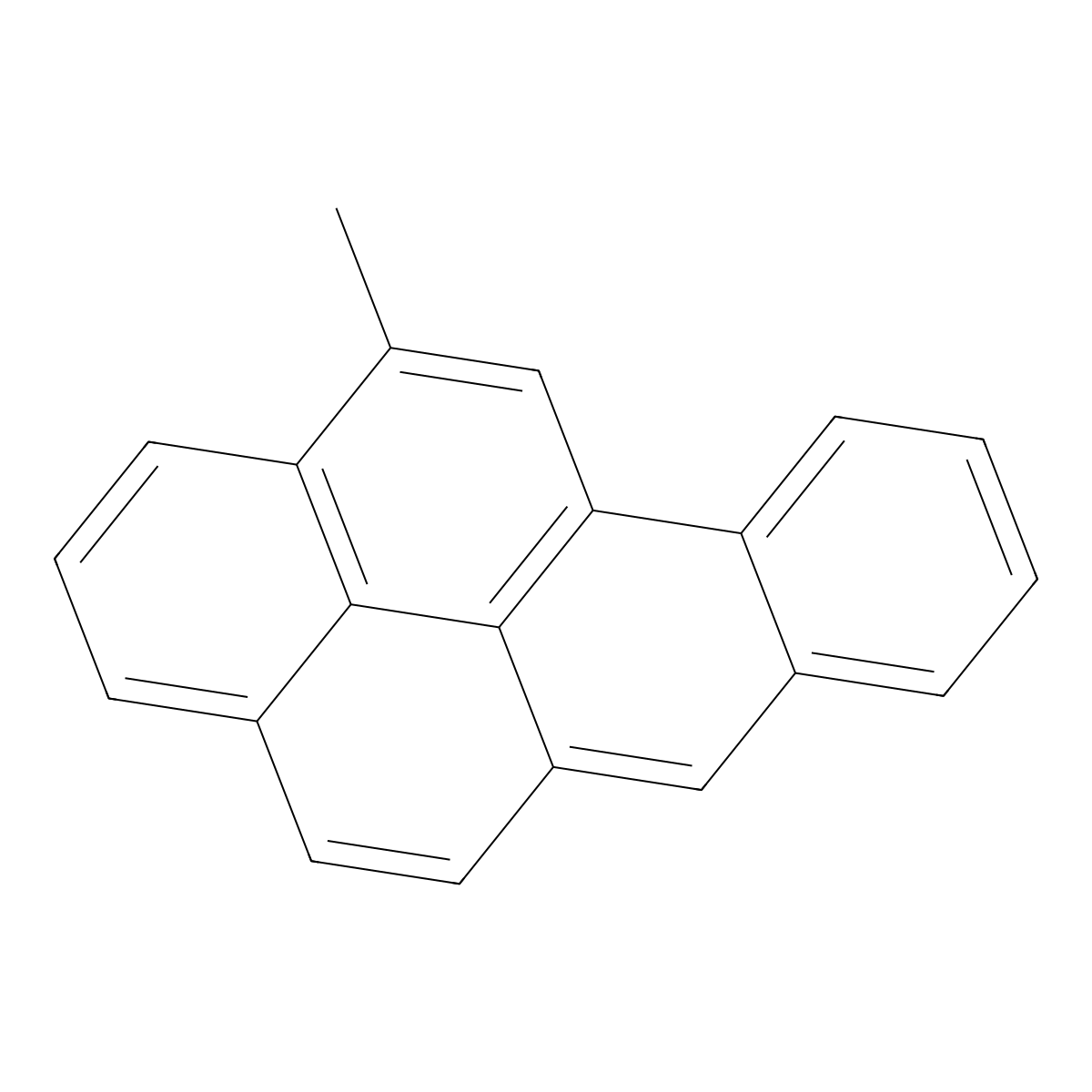 12-Methylbenzo[a]pyrene molecular structure, CAS 4514-19-6