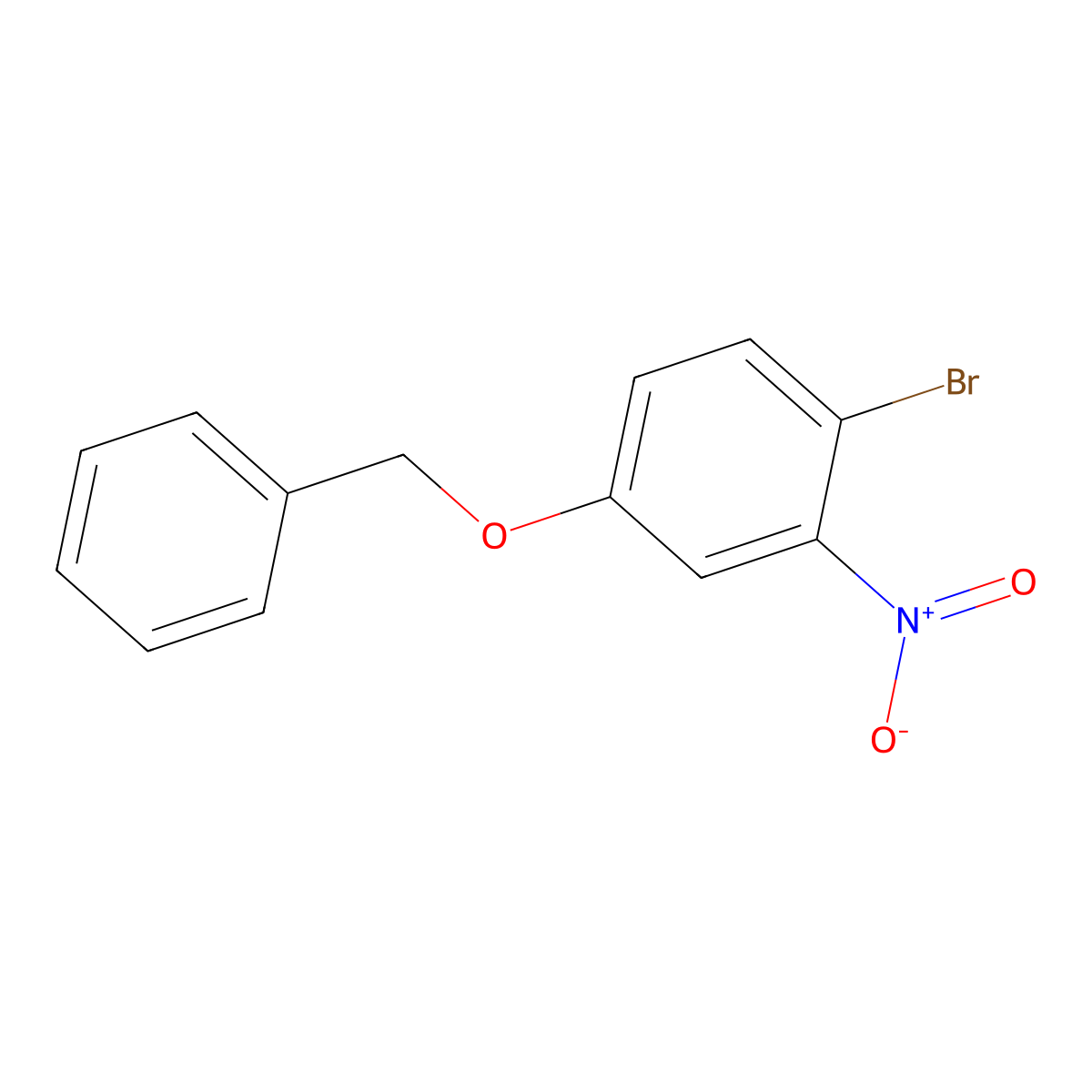 4-(Benzyloxy)-1-bromo-2-nitrobenzene molecular structure, CAS 4514-28-7