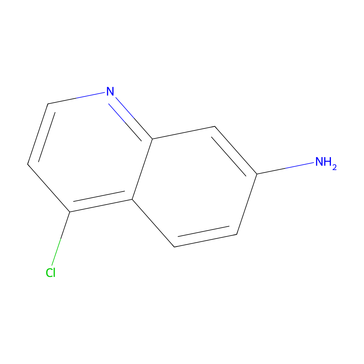 4-Chloroquinolin-7-amine molecular structure, CAS 451447-23-7