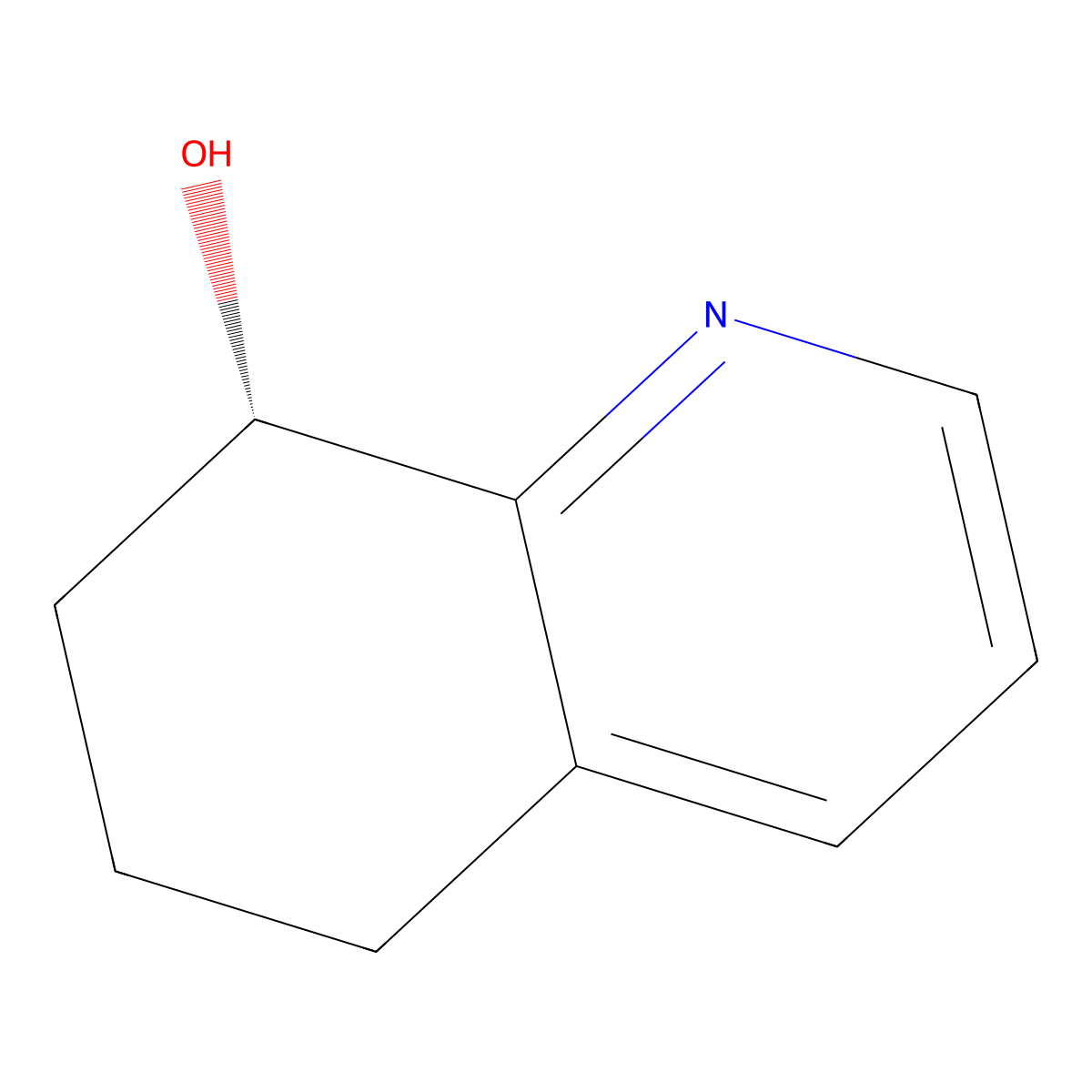 (S)-5,6,7,8-tetrahydroquinolin-8-ol molecular structure, CAS 451466-79-8