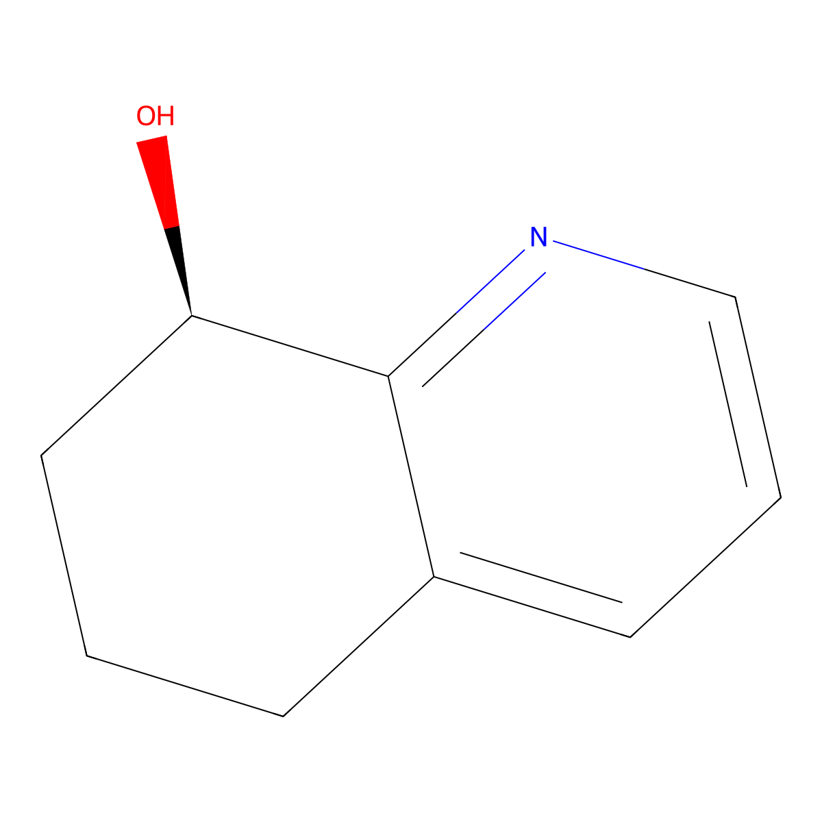 (R)-5,6,7,8-tetrahydroquinolin-8-ol molecular structure, CAS 451466-81-2