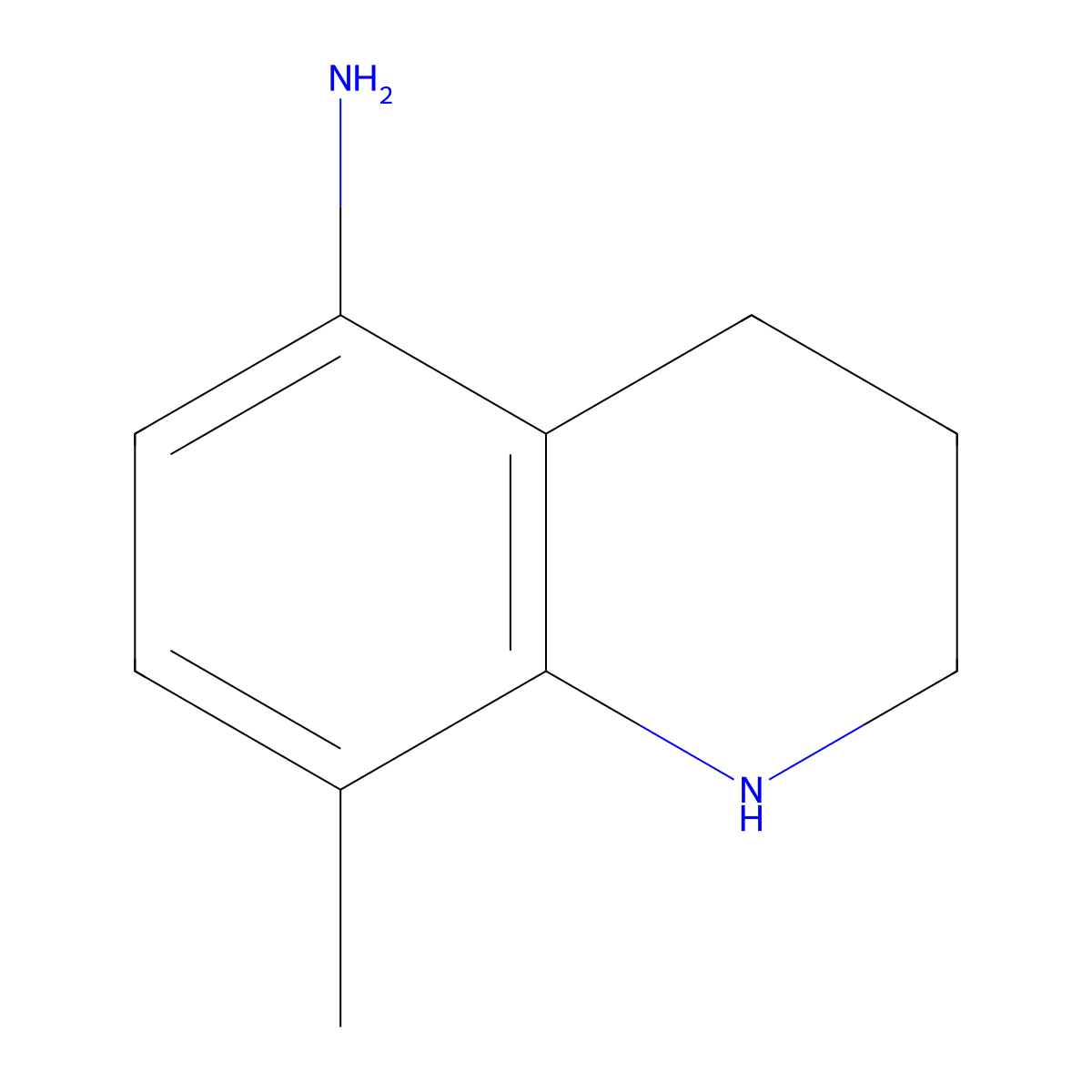 8-Methyl-1,2,3,4-tetrahydroquinolin-5-amine molecular structure, CAS 451478-84-5