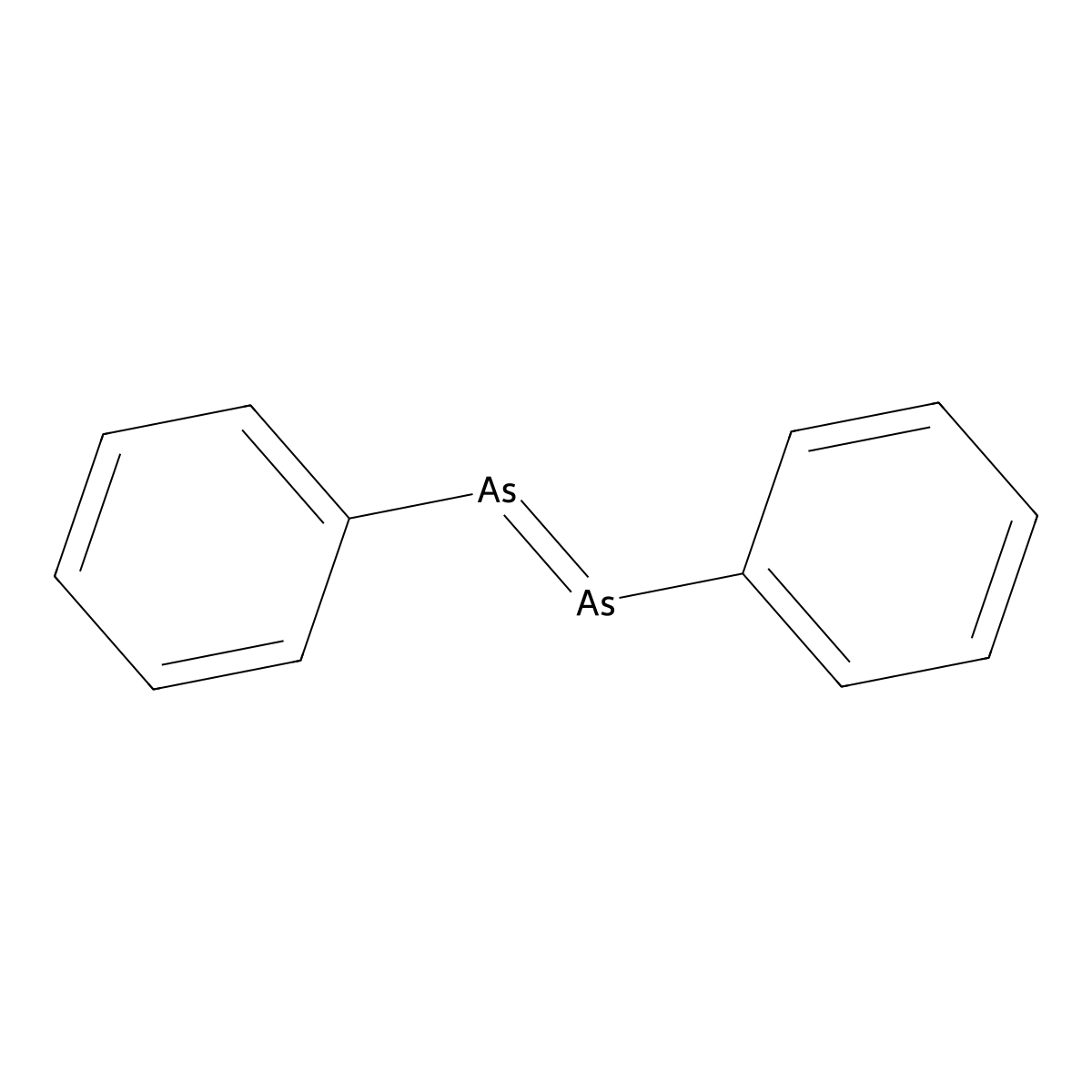 Diphenyldiarsenic acid molecular structure, CAS 4519-32-8