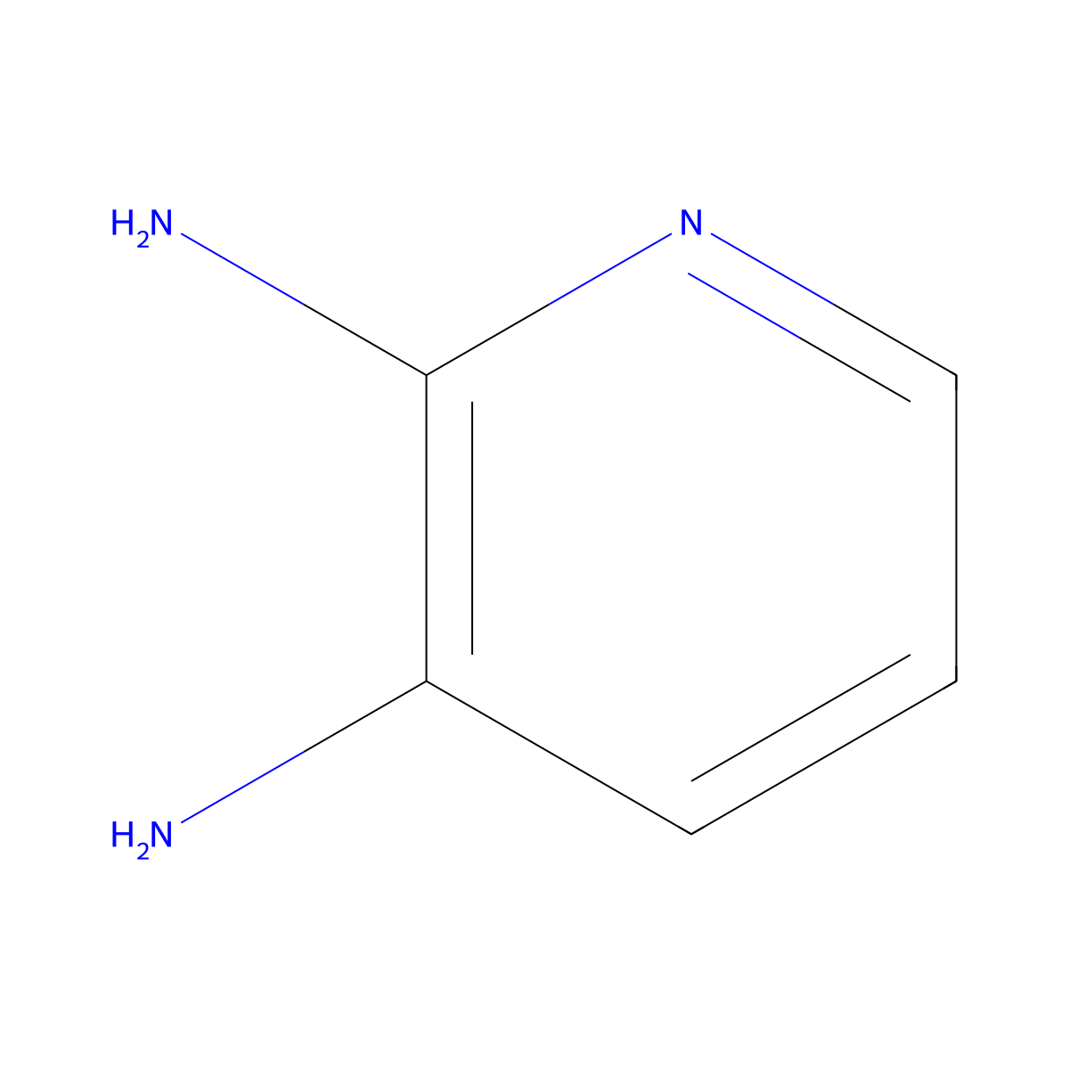 2,3-Diaminopyridine molecular structure, CAS 452-58-4