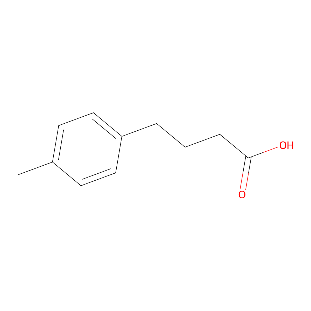 4-p-Tolylbutyric acid molecular structure, CAS 4521-22-6
