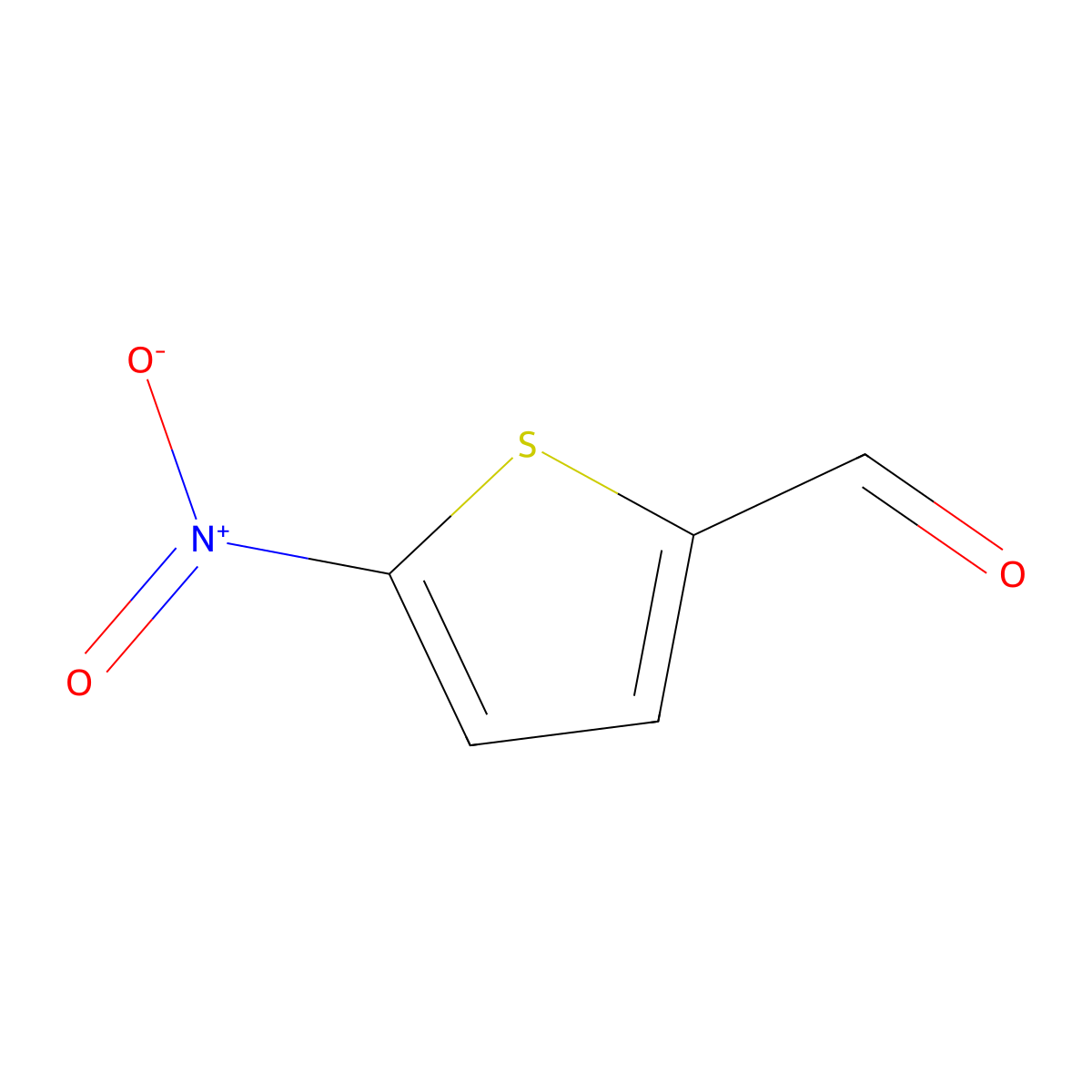 5-Nitrothiophene-2-carboxaldehyde molecular structure, CAS 4521-33-9