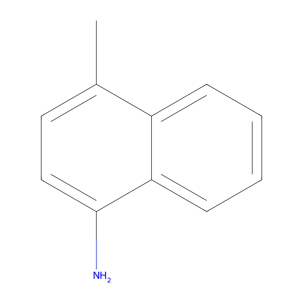 4-Methylnaphthalen-1-amine molecular structure, CAS 4523-45-9
