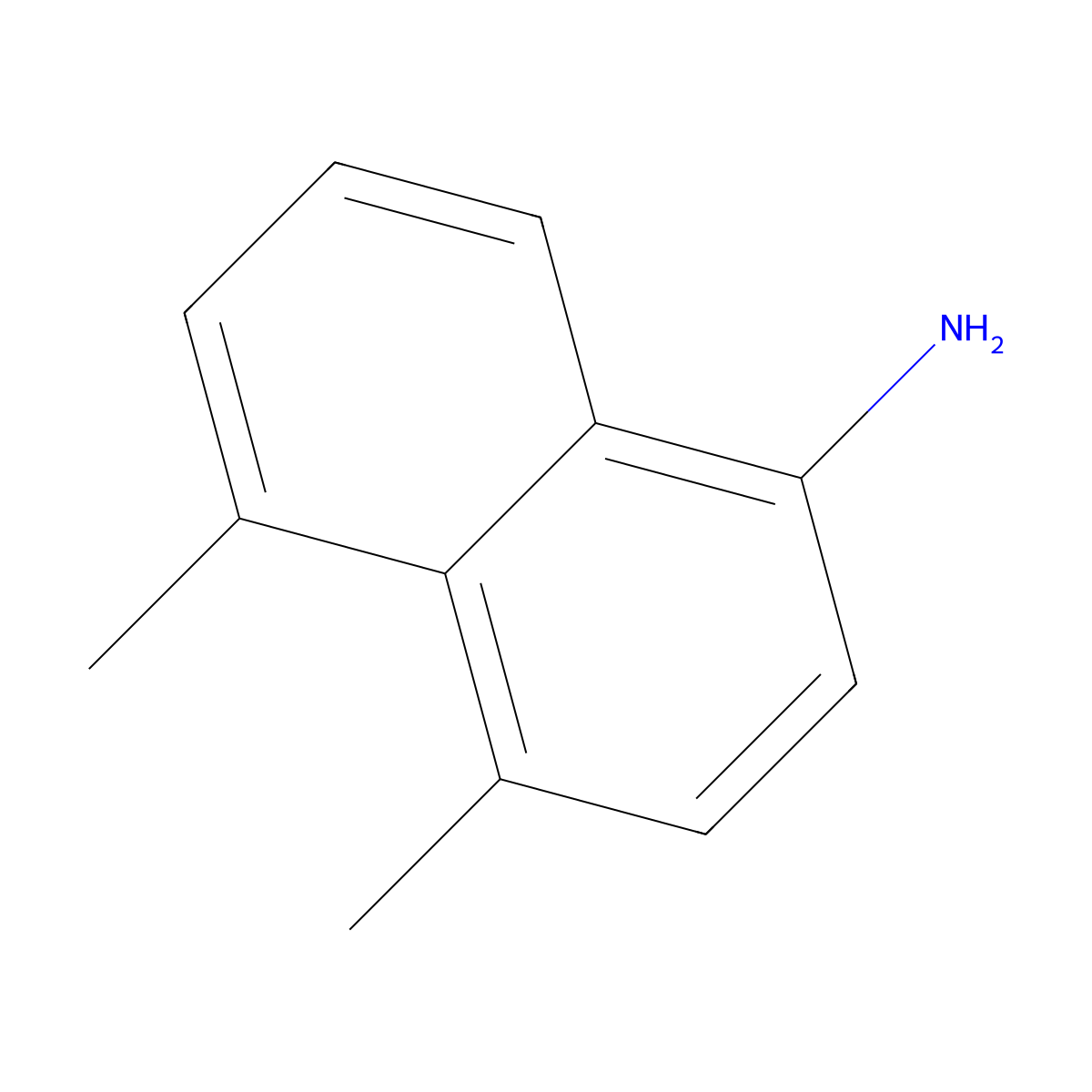 4,5-Dimethyl-1-naphthalenamine molecular structure, CAS 4523-47-1