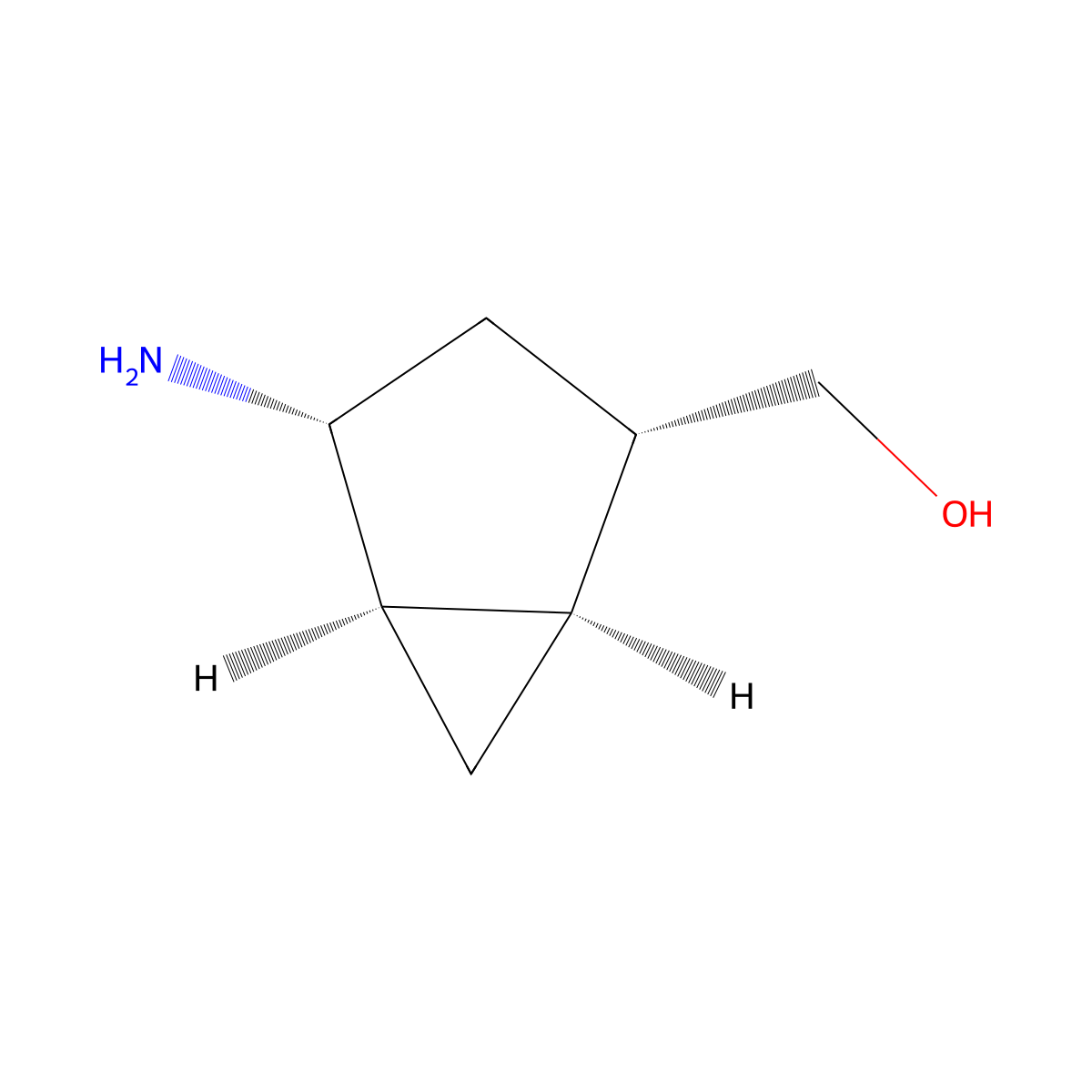 {4-Aminobicyclo[3.1.0]hexan-2-yl}methanol molecular structure, CAS 452324-48-0
