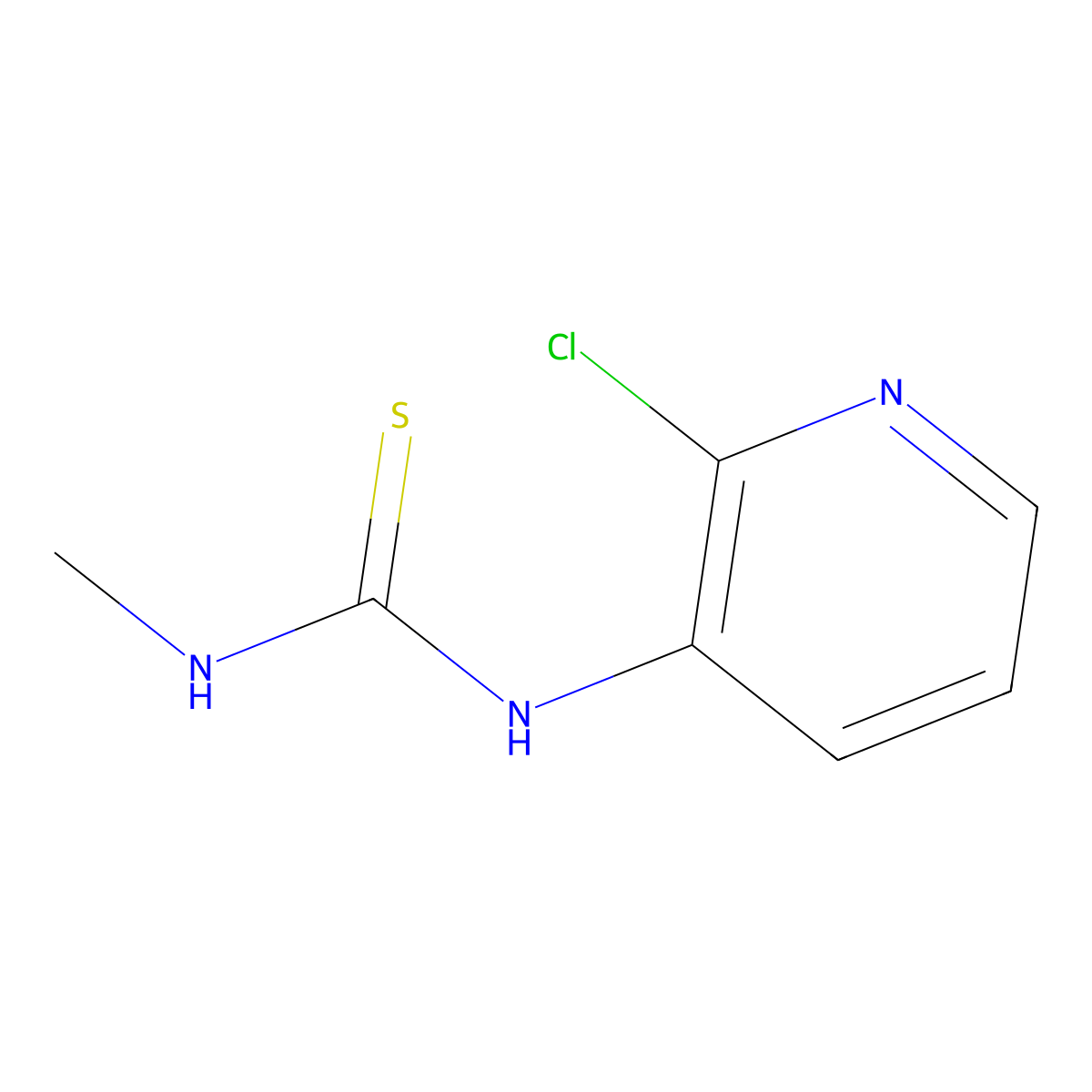 1-(2-Chloropyridin-3-yl)-3-methylthiourea molecular structure, CAS 452325-37-0