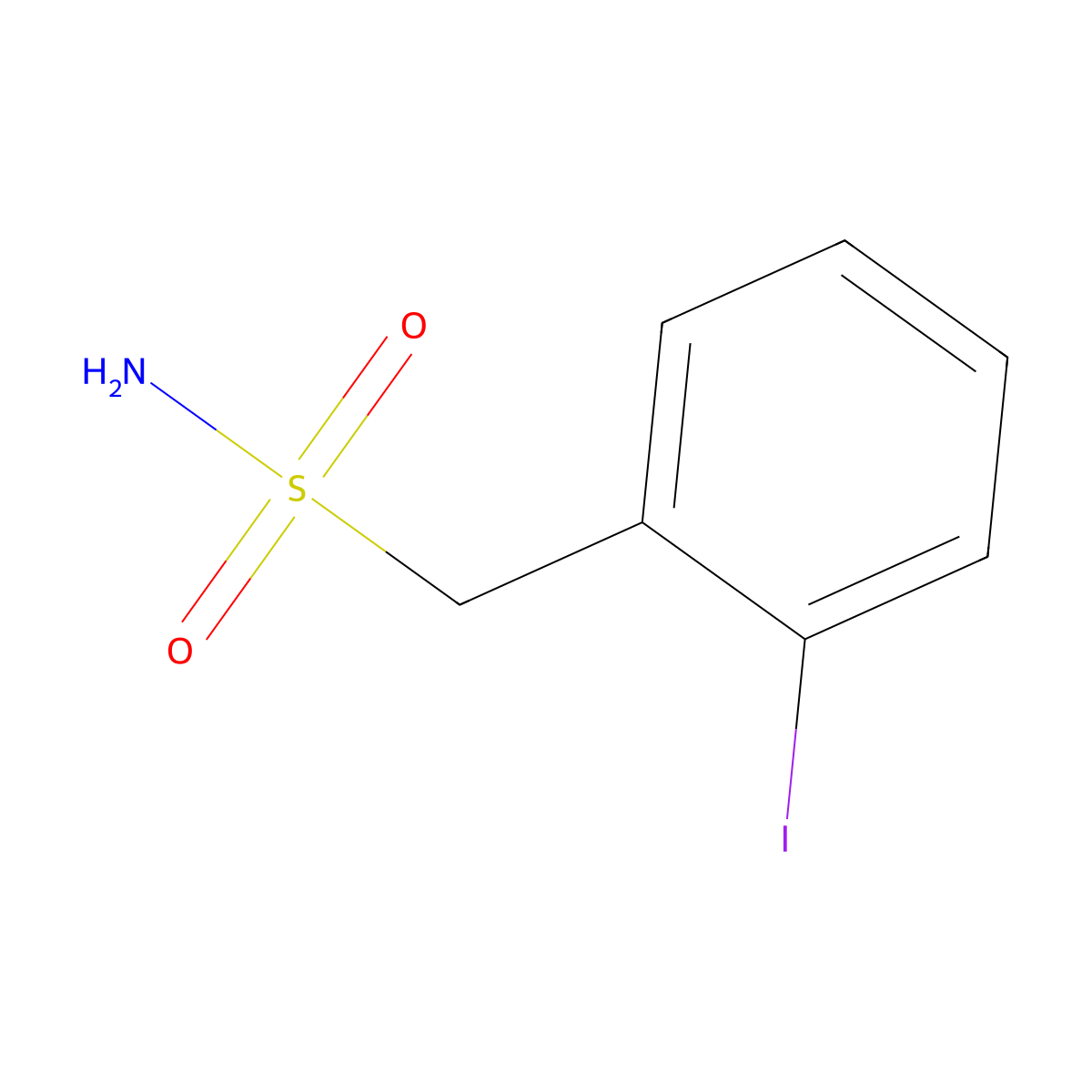 (2-Iodophenyl)methanesulfonamide molecular structure, CAS 452340-82-8