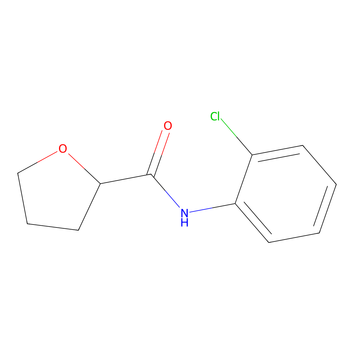 N-(2-chlorophenyl)tetrahydro-2-furancarboxamide molecular structure, CAS 452351-47-2