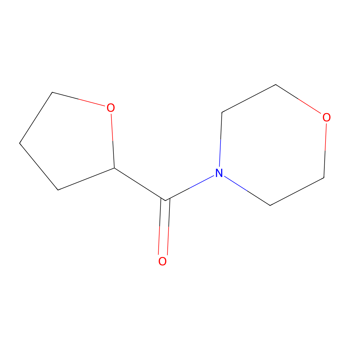 Morpholin-4-yl(oxolan-2-yl)methanone molecular structure, CAS 452351-79-0