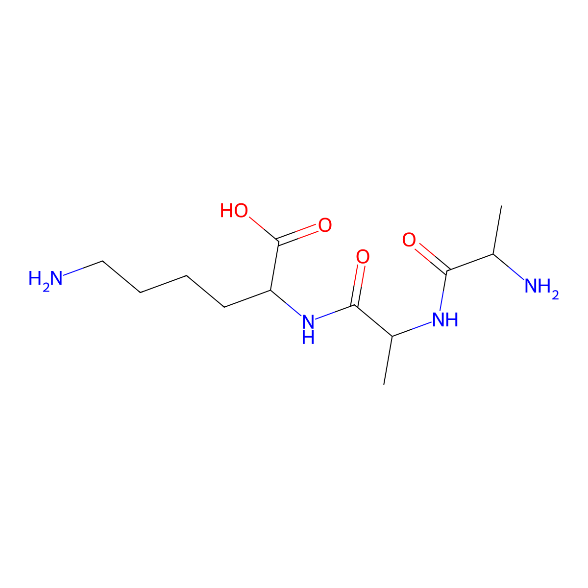 Ala-Ala-Lys molecular structure, CAS 45243-22-9