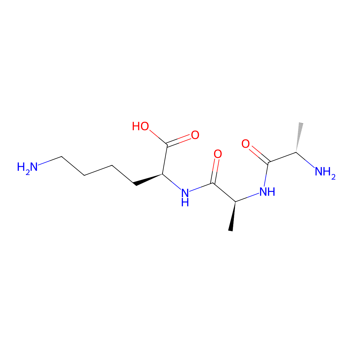 Ala-Ala-Lys molecular structure, CAS 45243-22-9