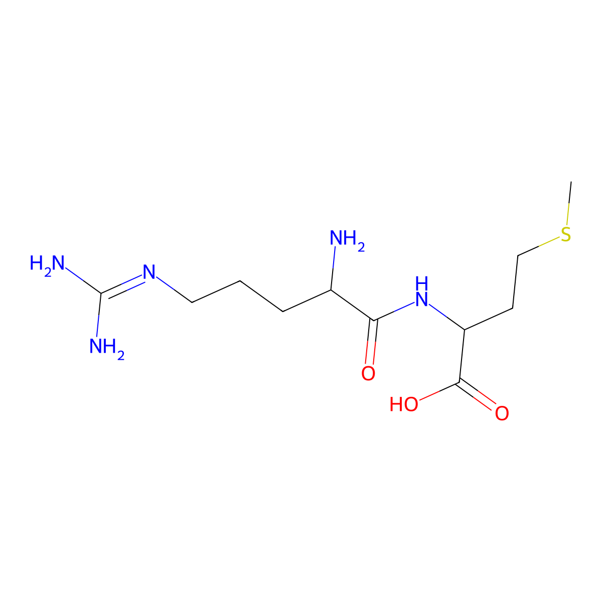 Arg-Met molecular structure, CAS 45243-23-0