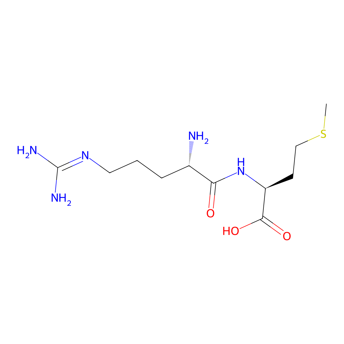 Arg-Met molecular structure, CAS 45243-23-0
