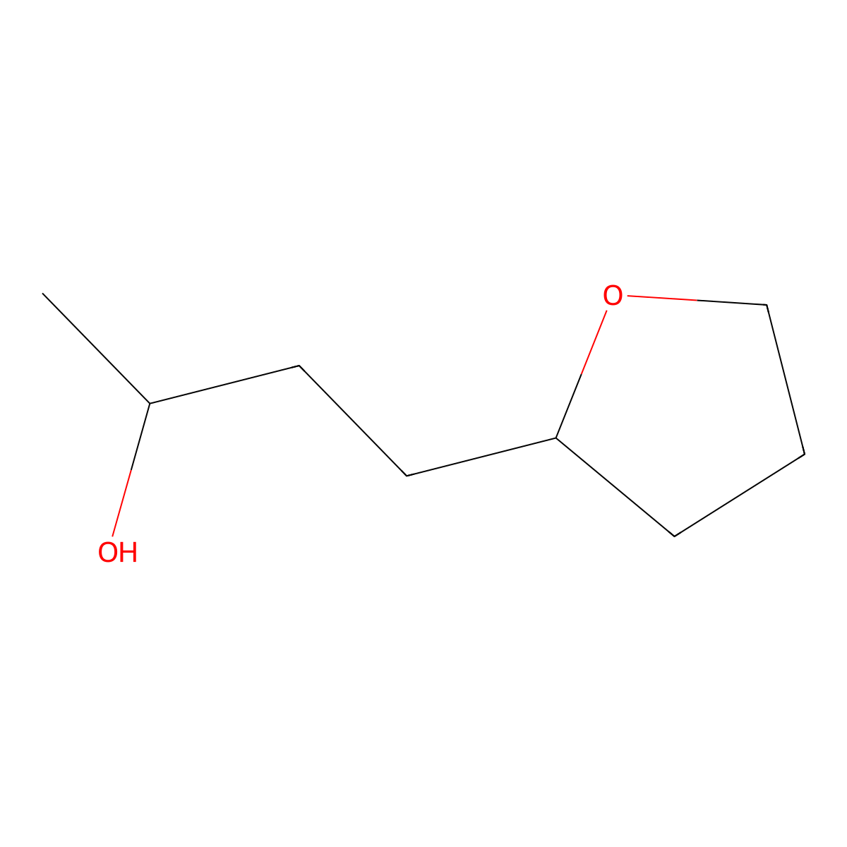 4-(Oxolan-2-yl)butan-2-ol molecular structure, CAS 4527-76-8