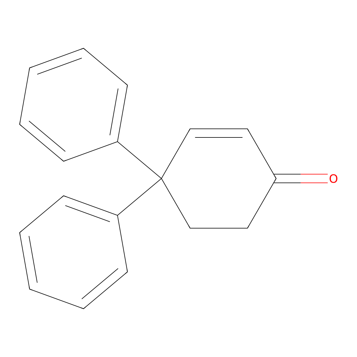 2-Cyclohexen-1-one, 4,4-diphenyl- molecular structure, CAS 4528-64-7