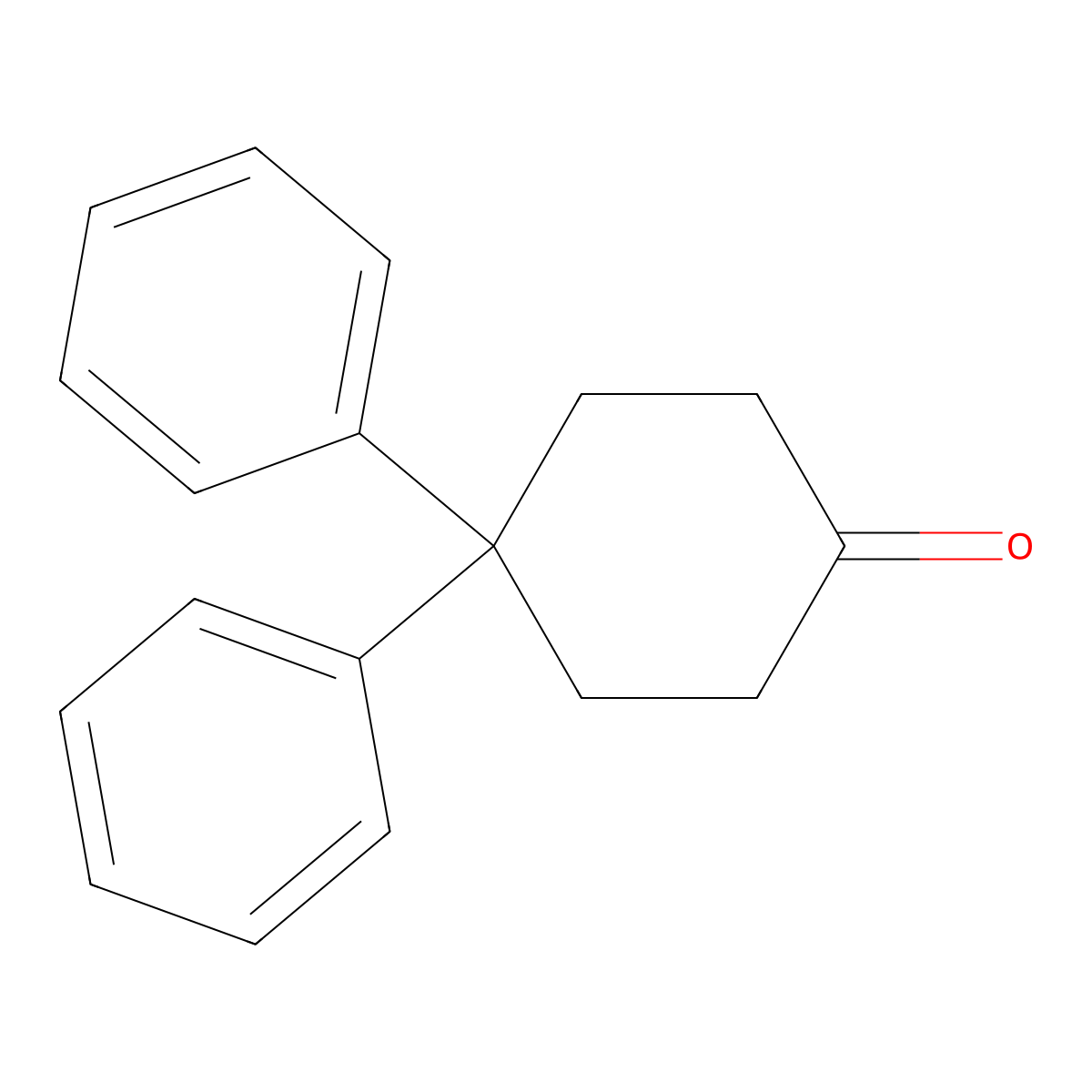 4,4-Diphenylcyclohexanone molecular structure, CAS 4528-68-1
