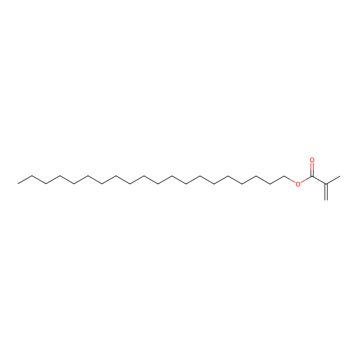Arachidyl methacrylate molecular structure, CAS 45294-18-6