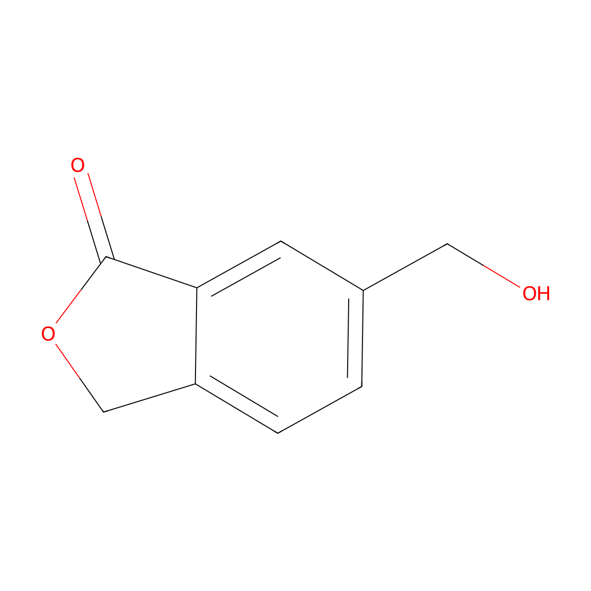 6-(Hydroxymethyl)-2-benzofuran-1(3H)-one molecular structure, CAS 452978-21-1