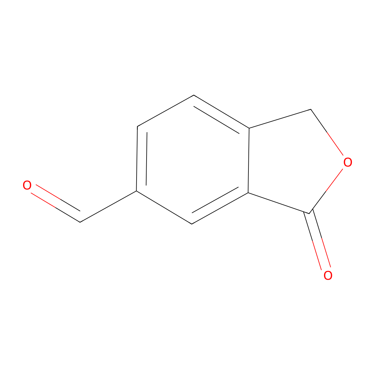 3-Oxo-1,3-dihydroisobenzofuran-5-carbaldehyde molecular structure, CAS 452978-42-6