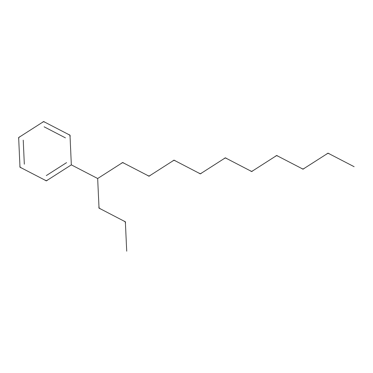 4-Phenyltetradecane molecular structure, CAS 4534-57-0