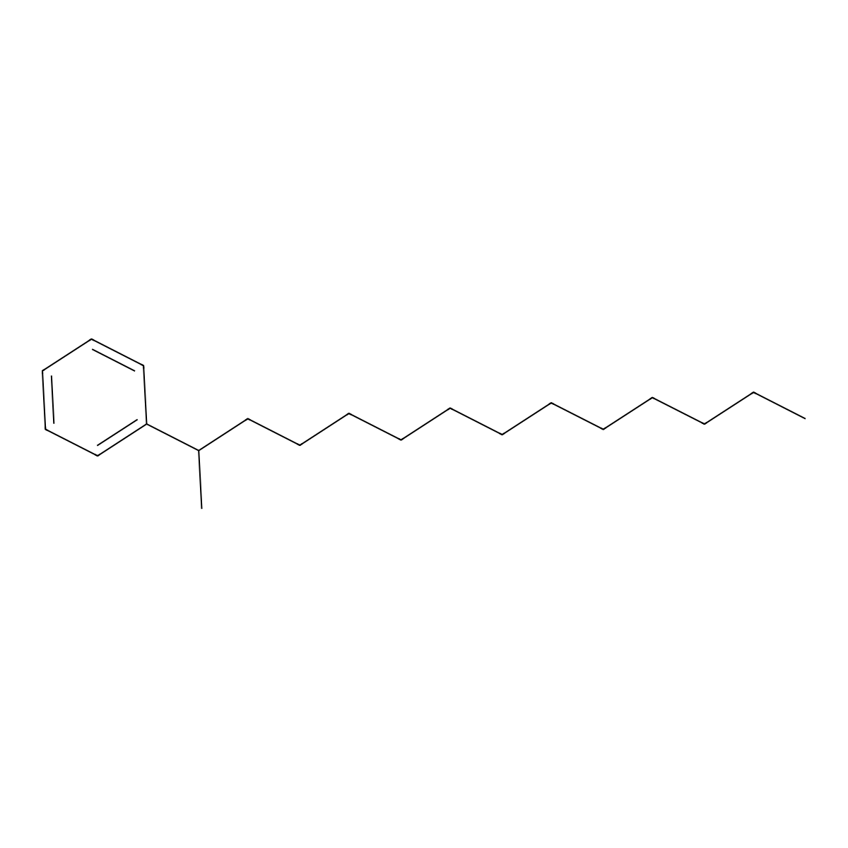 2-Phenyltetradecane molecular structure, CAS 4534-59-2
