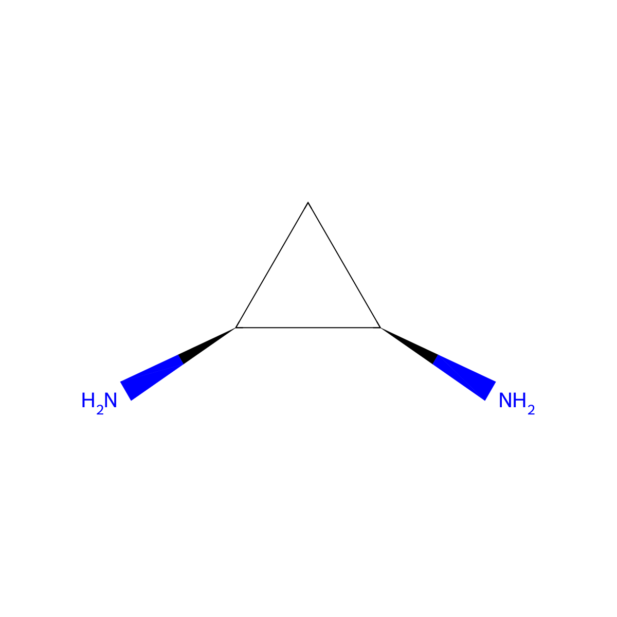 cis-Cyclopropane-1,2-diamine molecular structure, CAS 45347-36-2