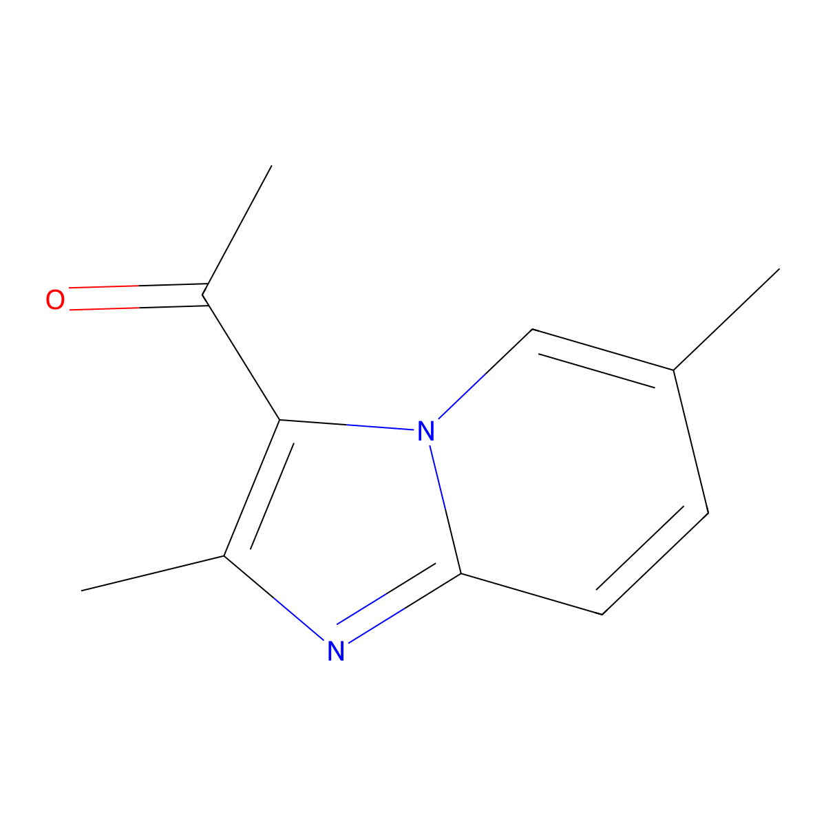 1-(2,6-Dimethylimidazo[1,2-a]pyridin-3-yl)ethanone molecular structure, CAS 453510-82-2