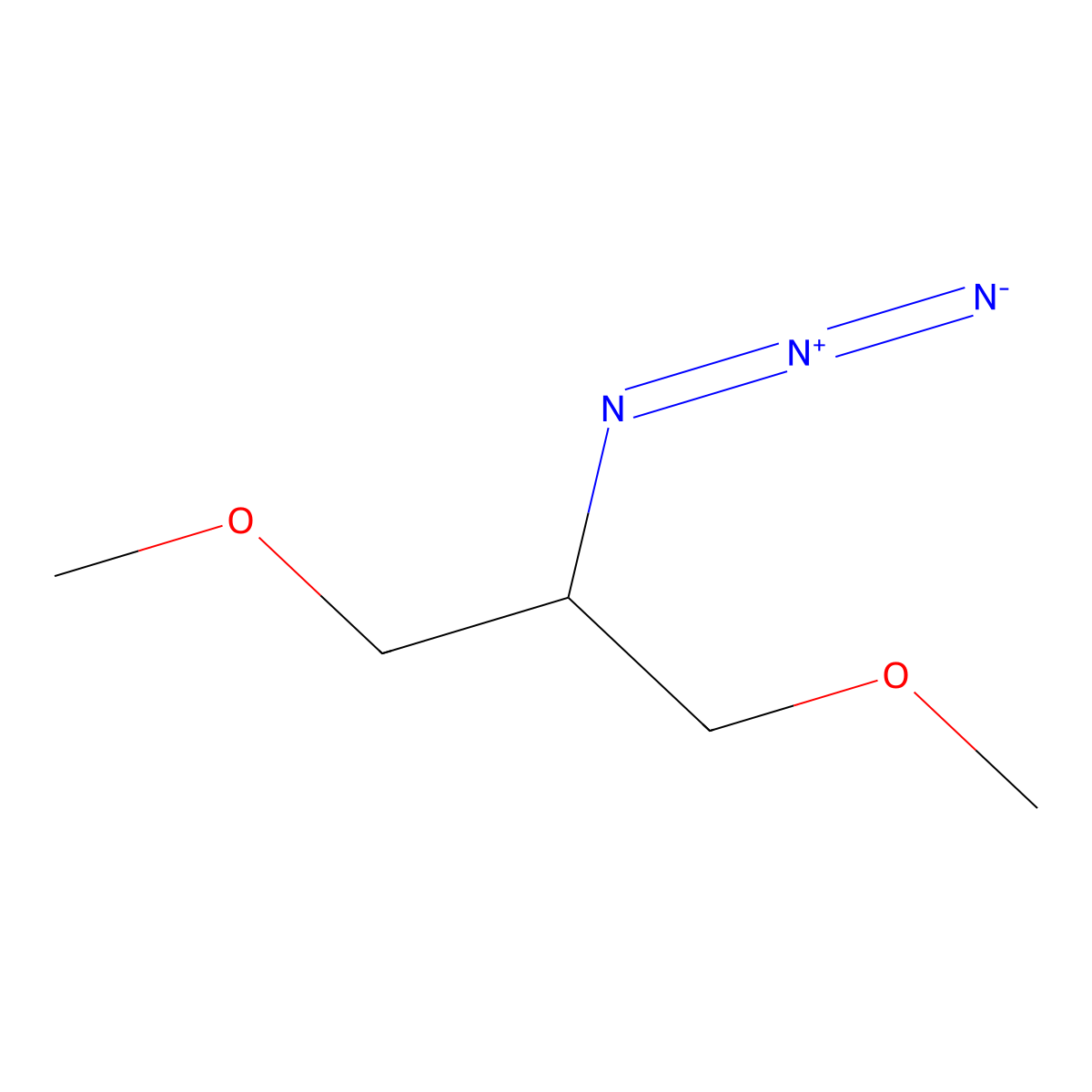2-Azido-1,3-dimethoxypropane molecular structure, CAS 453548-89-5