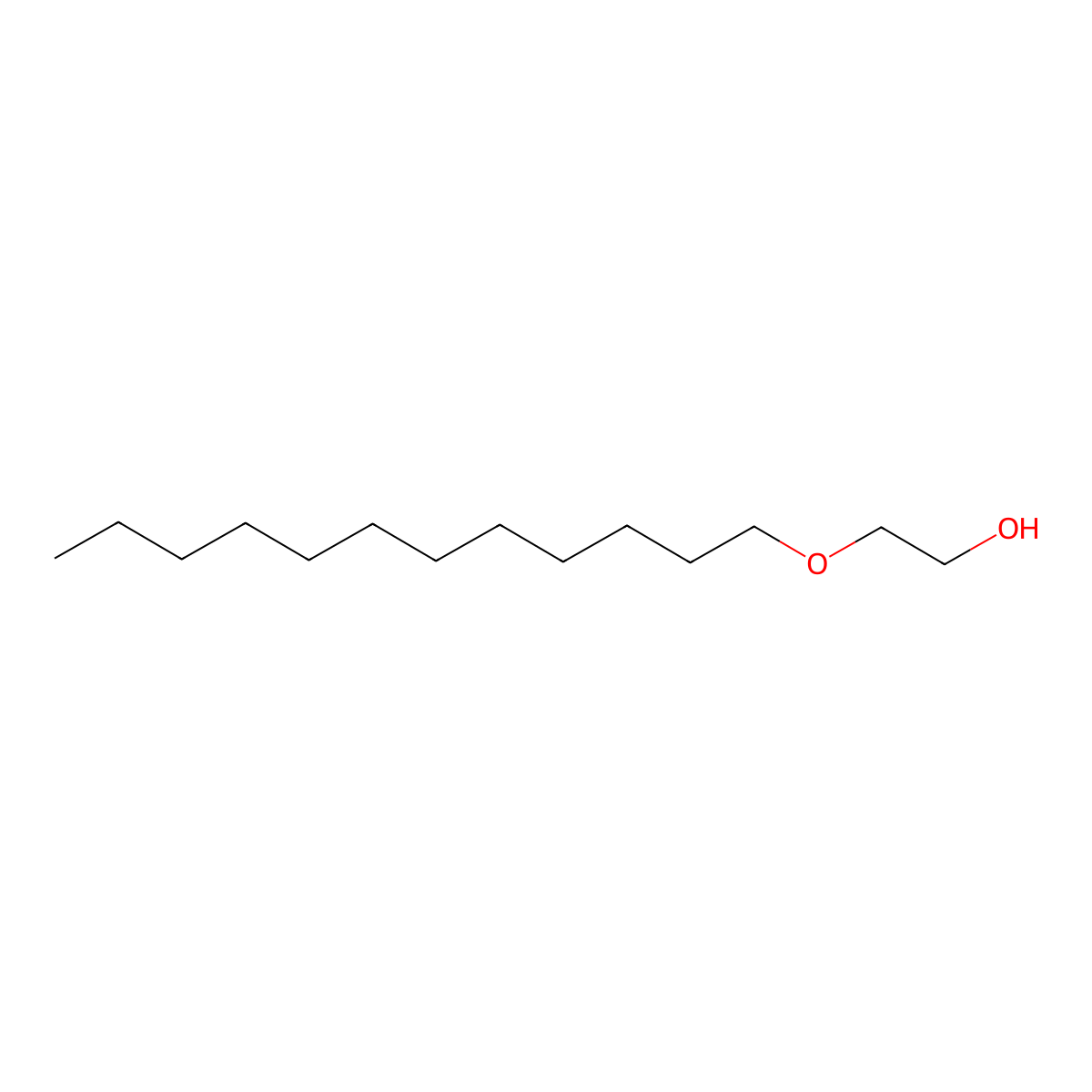 2-(Dodecyloxy)ethanol molecular structure, CAS 4536-30-5