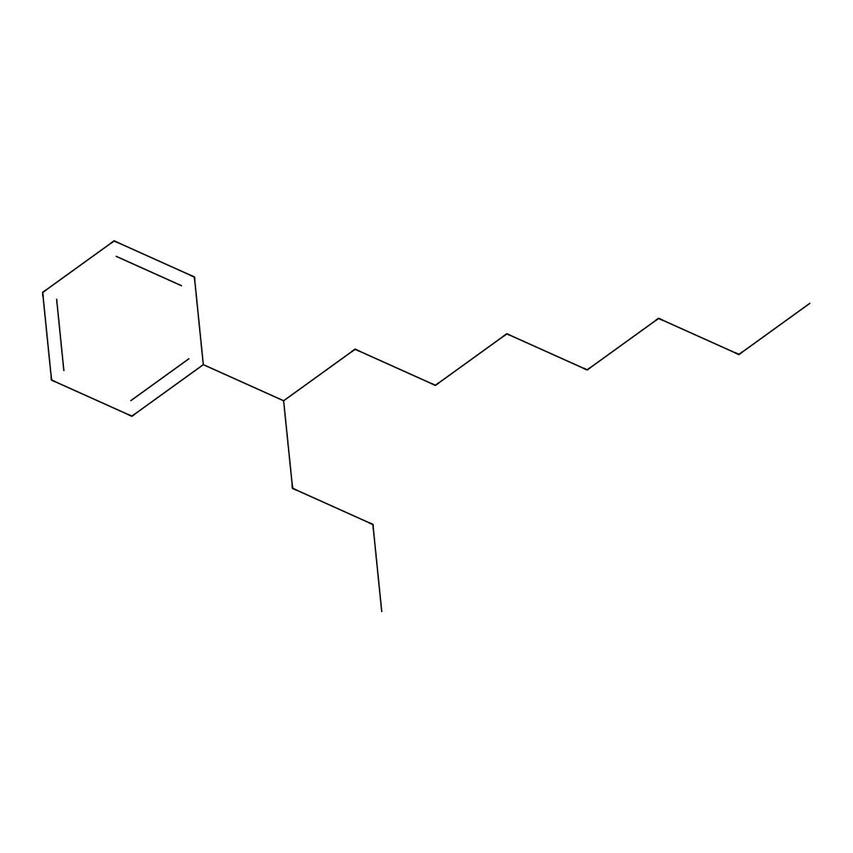 Benzene, (1-propyloctyl)- molecular structure, CAS 4536-86-1