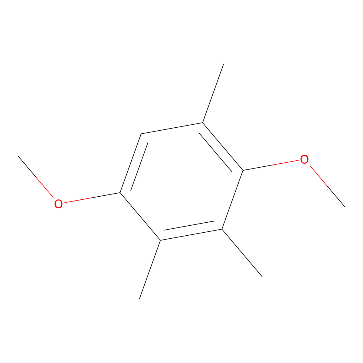 1,4-Dimethoxy-2,3,5-trimethyl-benzene molecular structure, CAS 4537-09-1