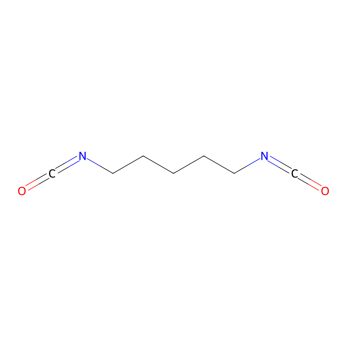 Pentane, 1,5-diisocyanato- molecular structure, CAS 4538-42-5