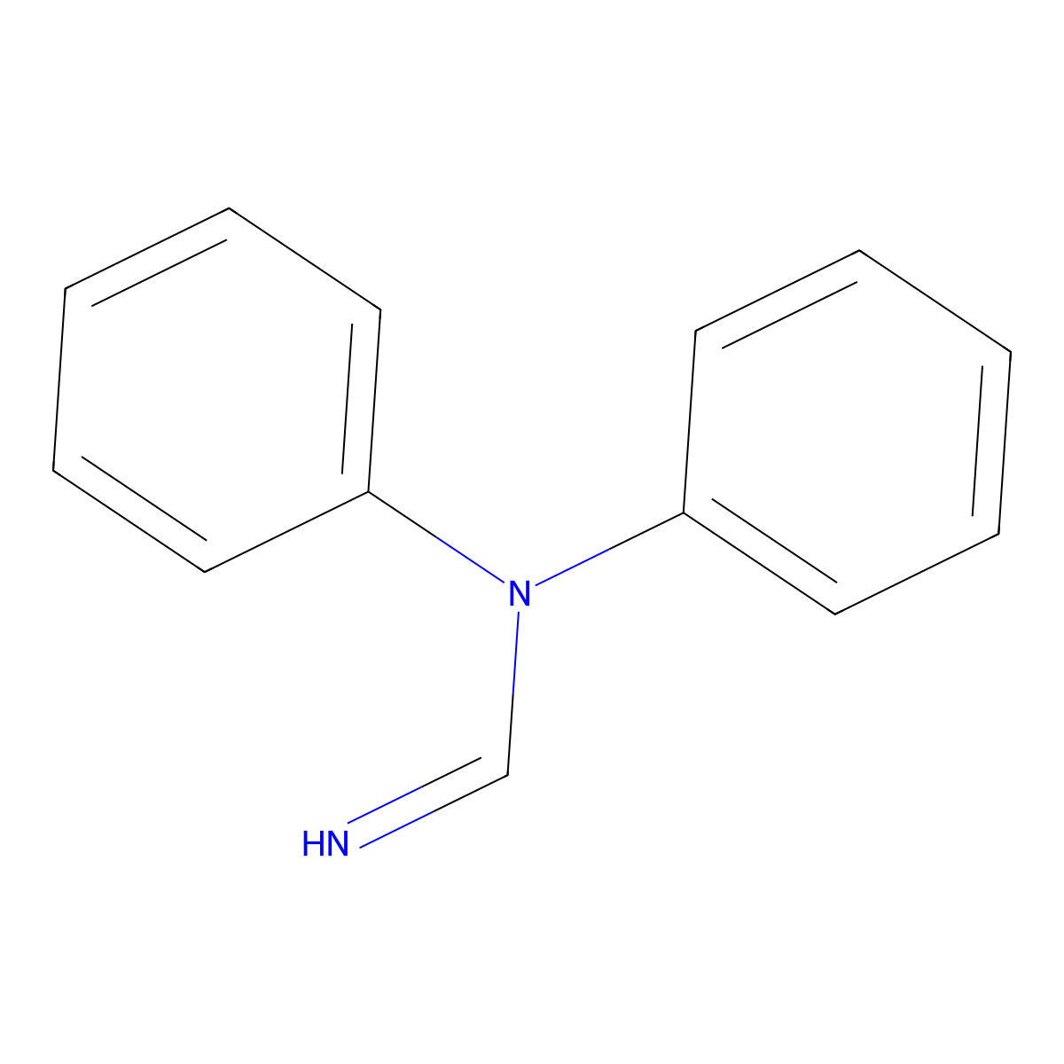Methanimidamide, N,N-diphenyl- molecular structure, CAS 4538-56-1
