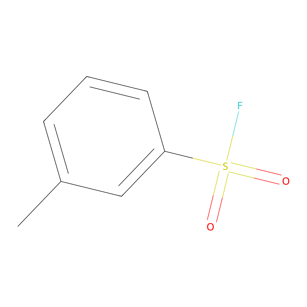 3-Methylbenzene-1-sulfonyl fluoride molecular structure, CAS 454-66-0