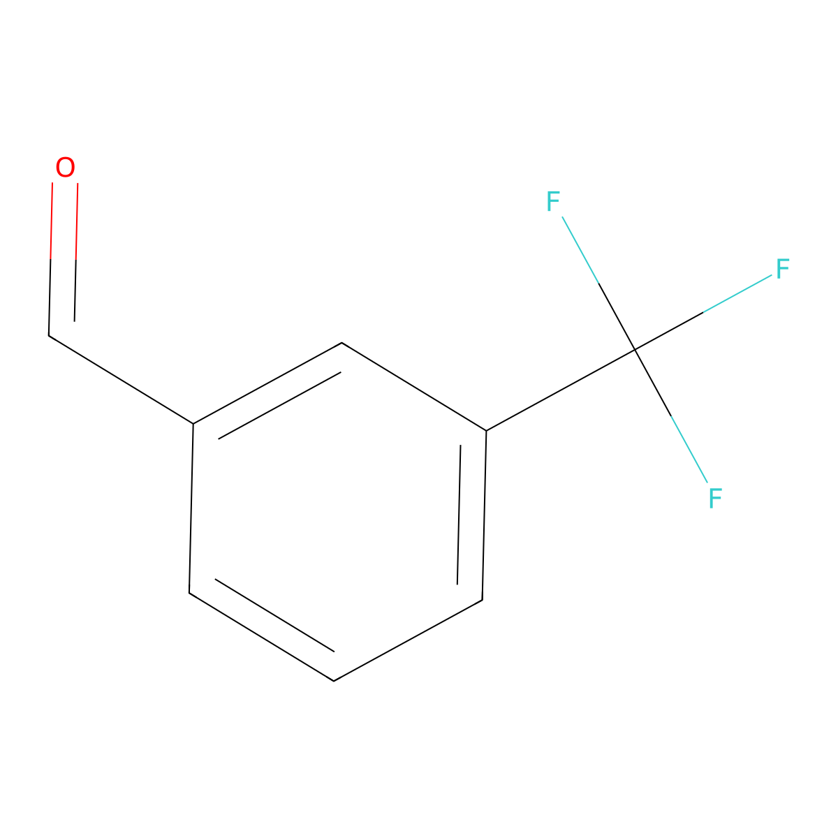 3-(Trifluoromethyl)benzaldehyde molecular structure, CAS 454-89-7